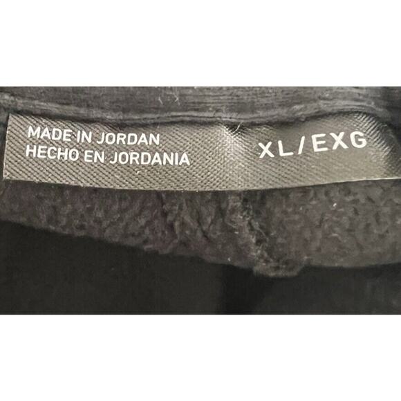 Spyder Pullover Jacket Men's XL Black Waffle Knit Fleece Lined 1/4 Zip Red Logo - Picture 9 of 10